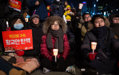 Park Impeachment Protests Seoul